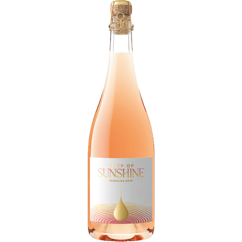Drop of Sunshine Sparkling Rosé California wine bottle