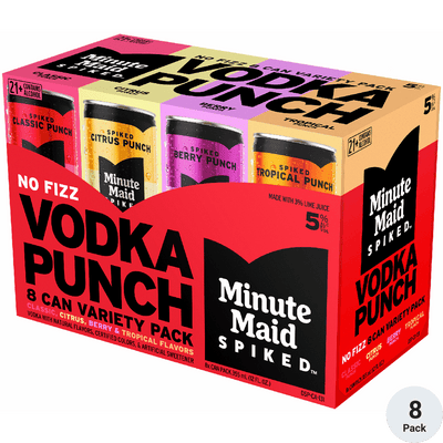 Minute Maid Spiked Vodka Punch Variety