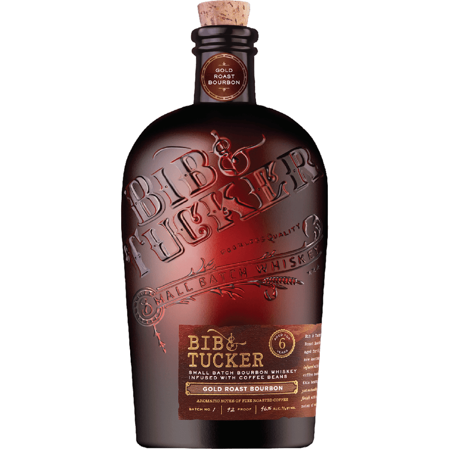 Bib & Tucker Gold Roast 6 Year Old Bourbon 750ML Front Bottle Label