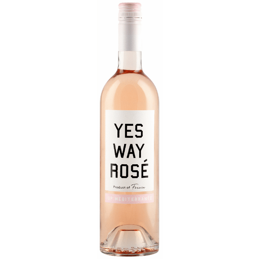 Yes Way Rose 750ML Front Bottle Label