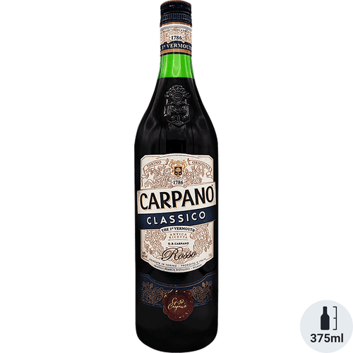 Carpano Classico Vermouth 750ML Front Bottle Label