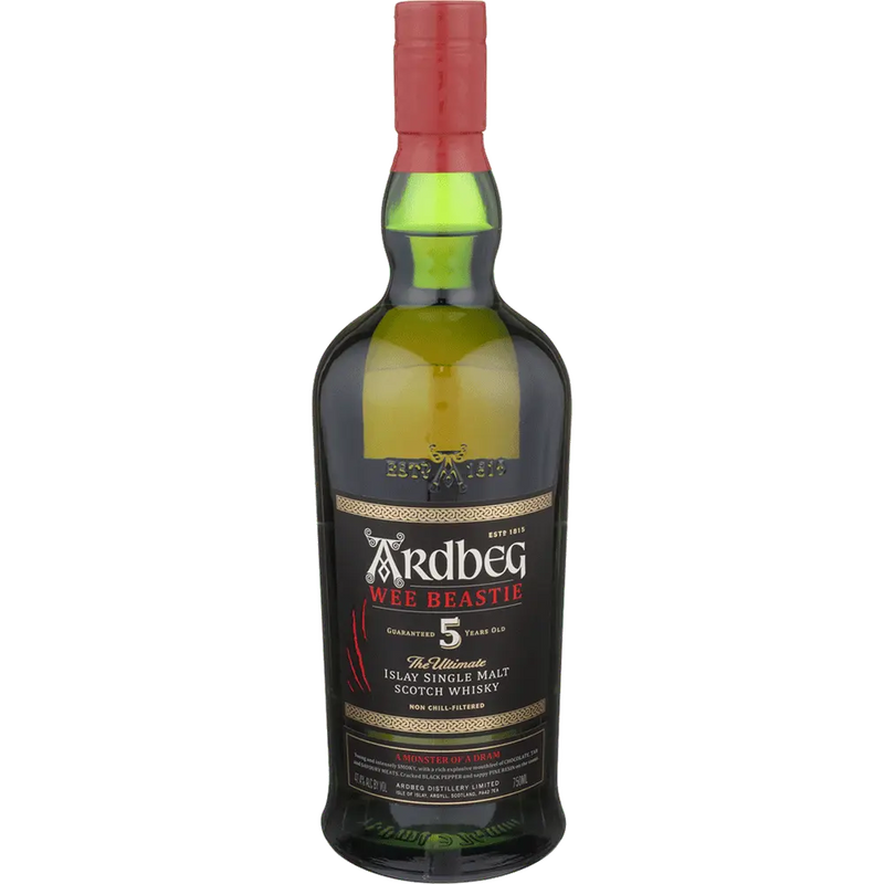 Ardbeg Wee Beastie 5 Year Islay Scotch bottle — Buffalo House Liquor Tonawanda NY