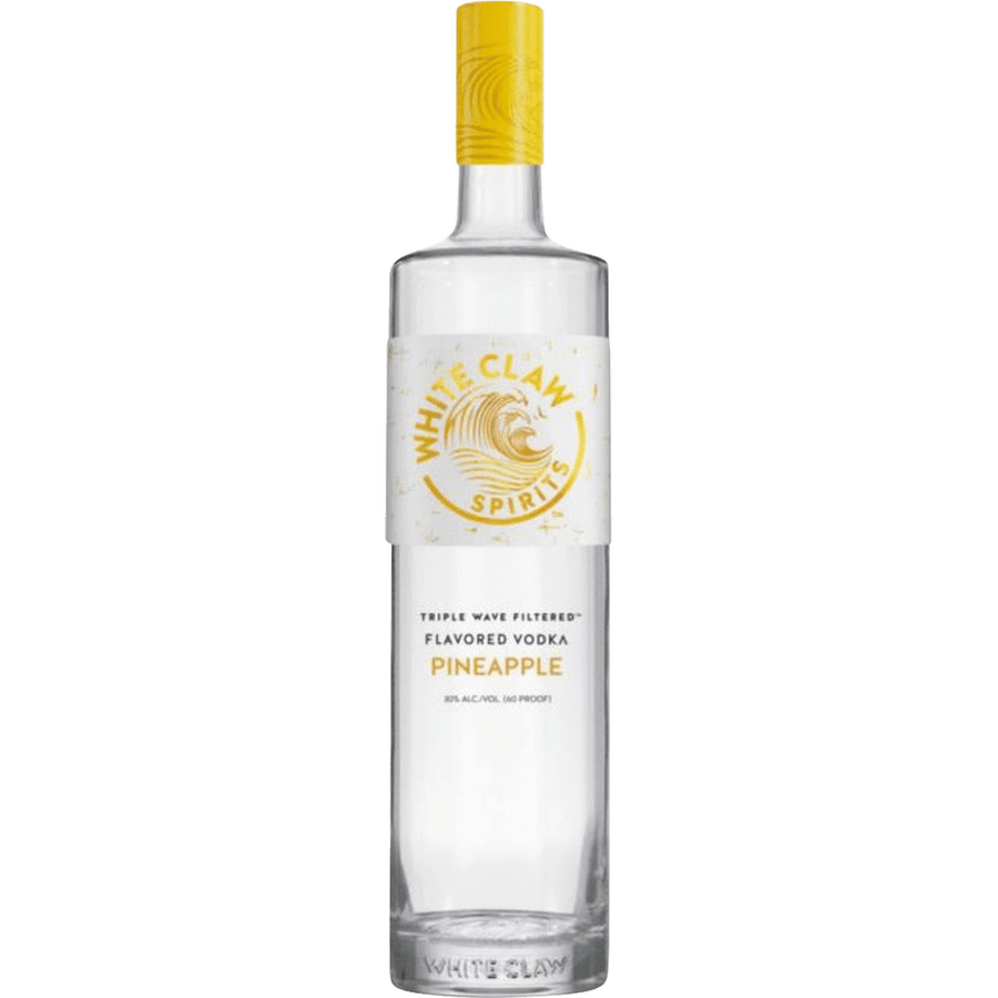 White Claw Spirits Pineapple Flavored Vodka 750ML Front Bottle Label