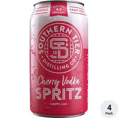 Southern Tier Cherry Vodka Spritz - Vodka bottle available at Buffalo House Liquor & Wines