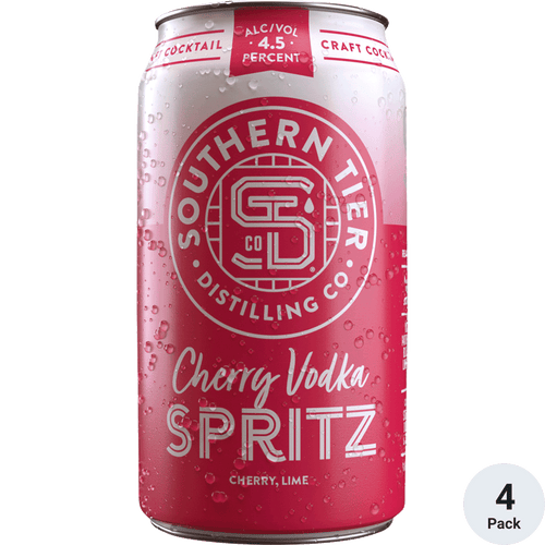 Southern Tier Cherry Vodka Spritz 4pk-12oz Cans Front Bottle Label