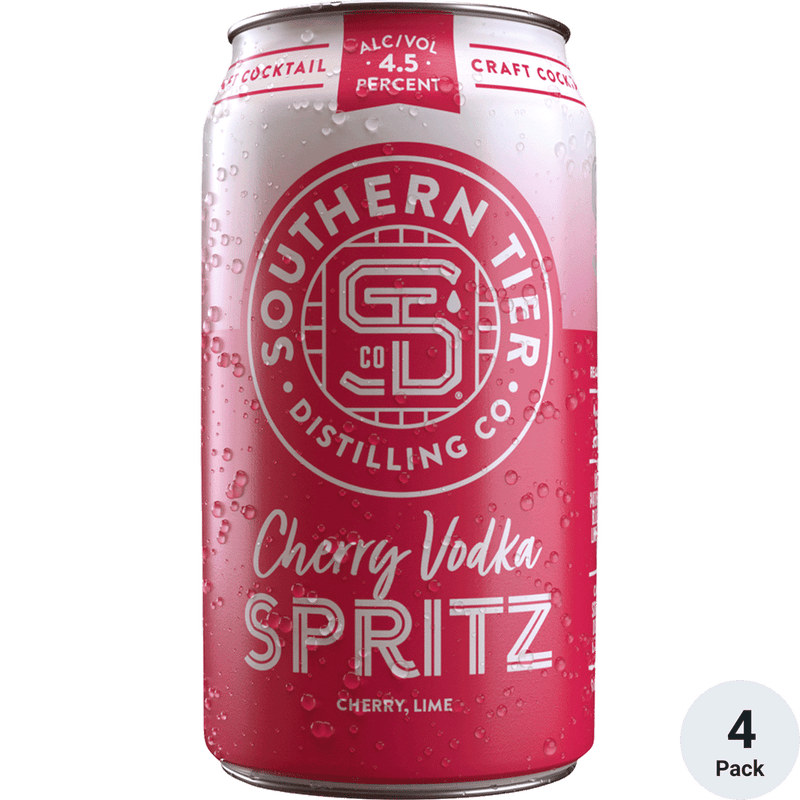 Southern Tier Cherry Vodka Spritz - Vodka bottle available at Buffalo House Liquor & Wines