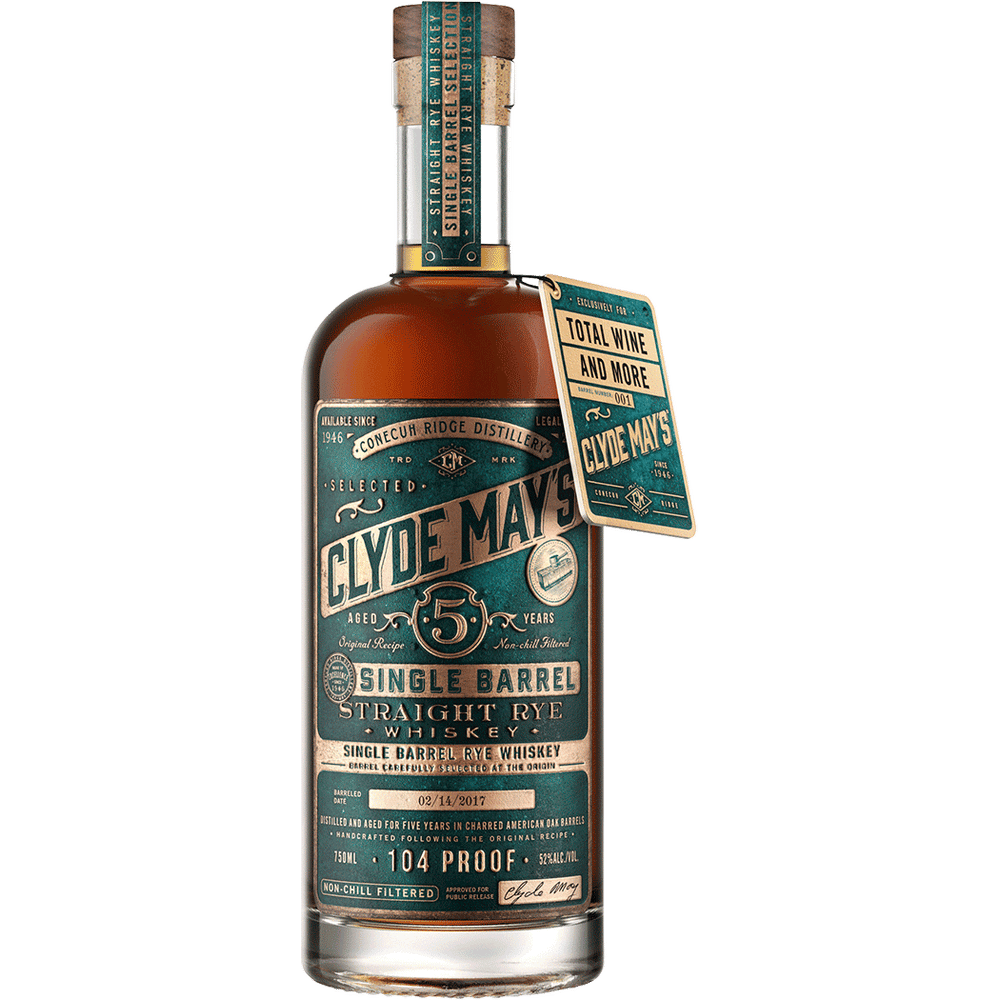 Clyde May's Straight Rye Whiskey