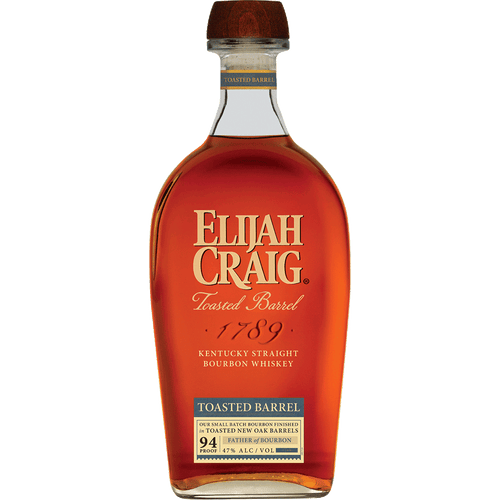 Elijah Craig Toasted Barrel Finish 750ML Front Bottle Label