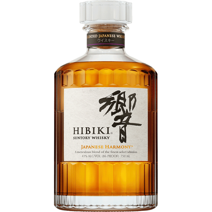 Hibiki Japanese Harmony Whiskey 750ML Front Bottle Label
