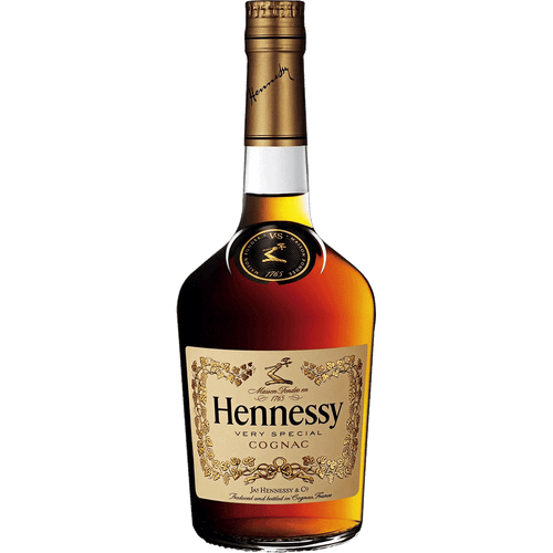 Hennessy VS Cognac 1.75L Front Bottle Label