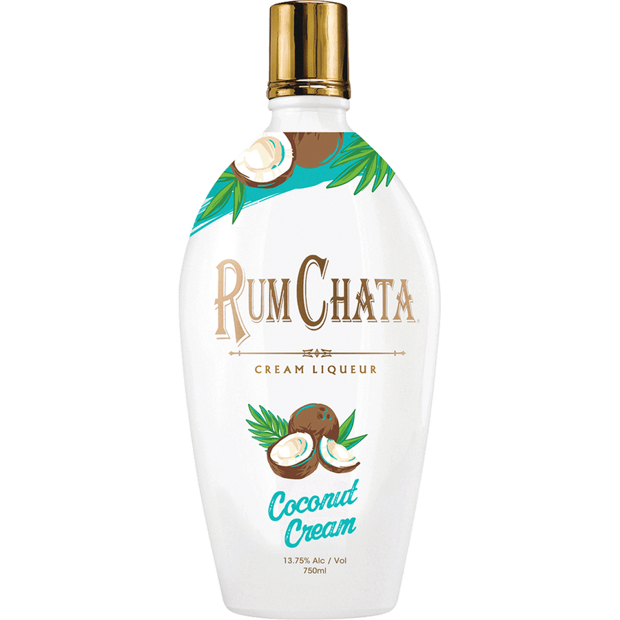RumChata Coconut Cream Liqueur 750ML Front Bottle Label