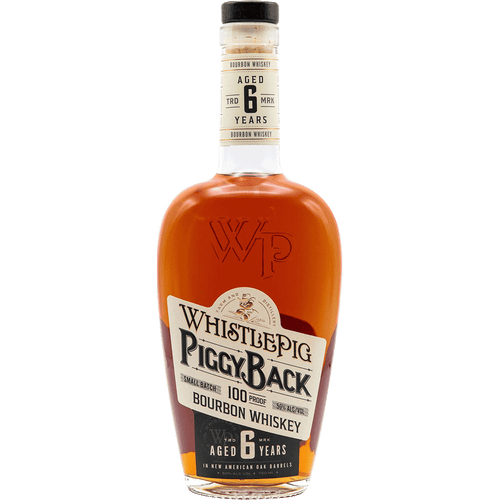 WhistlePig PiggyBack Bourbon 750ML Front Bottle Label