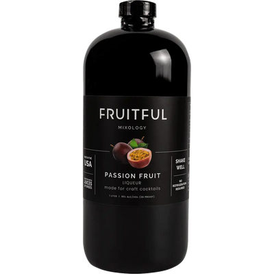 Fruitful Passion Fruit Liqueur bottle — Buffalo House Liquor Tonawanda NY
