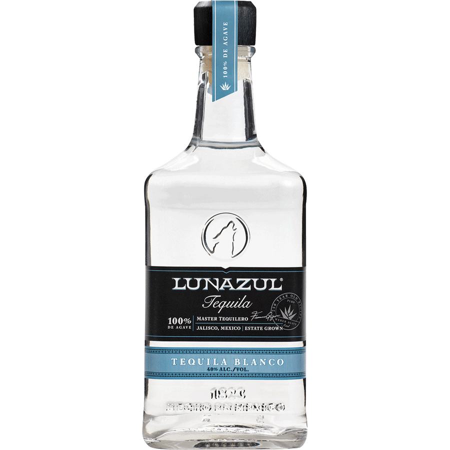 Lunazul Blanco 750ML Front Bottle Label