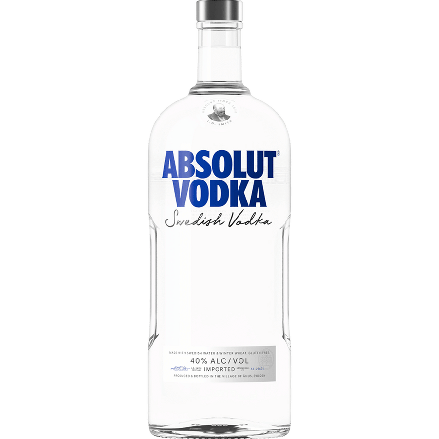 Absolut Vodka 50ML Front Bottle Label