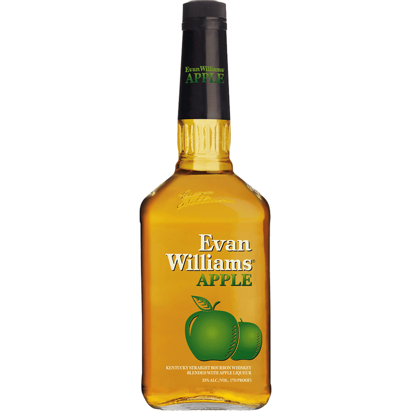 Evan Williams Apple Liqueur - Bourbon bottle available at Buffalo House Liquor & Wines