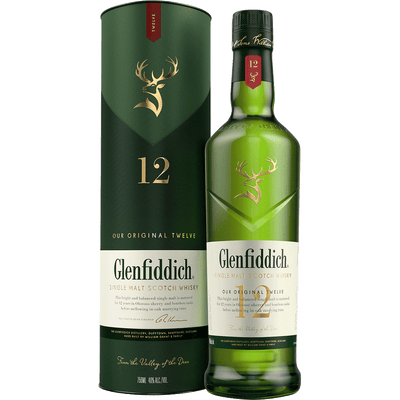 Glenfiddich 12 Year Single Malt Scotch - Scotch bottle available at Buffalo House Liquor & Wines