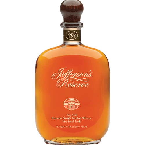 Jefferson's Reserve Bourbon Whiskey 750ML Front Bottle Label