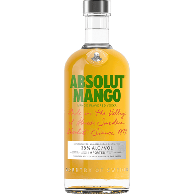 Absolut Vodka Mango Vodka - Vodka bottle available at Buffalo House Liquor & Wines