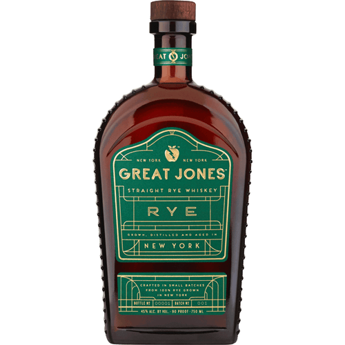 Great Jones Rye Bourbon 750ML Front Bottle Label
