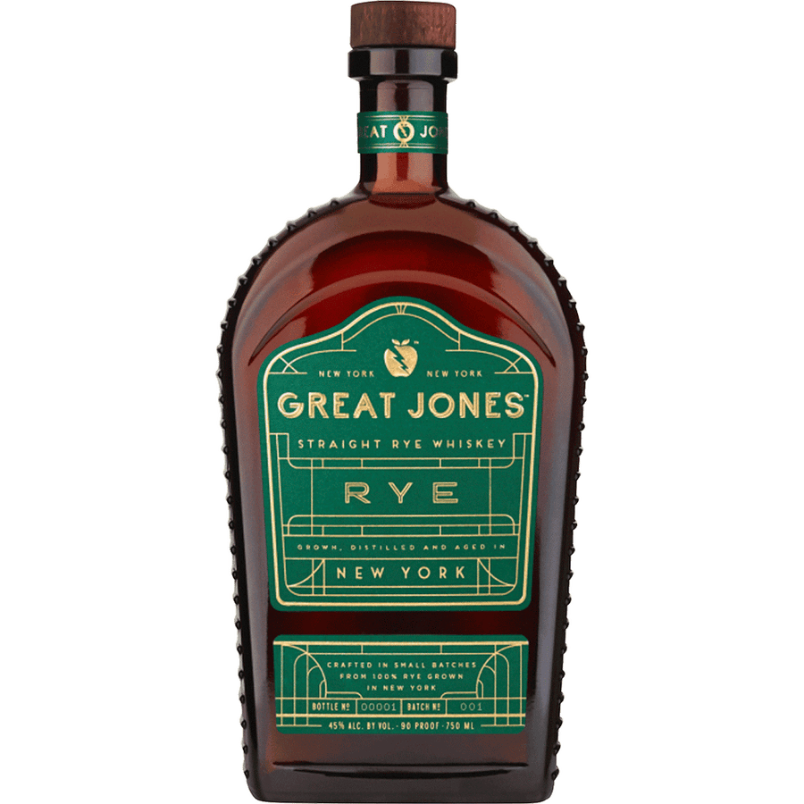 Great Jones Rye Bourbon 750ML Front Bottle Label