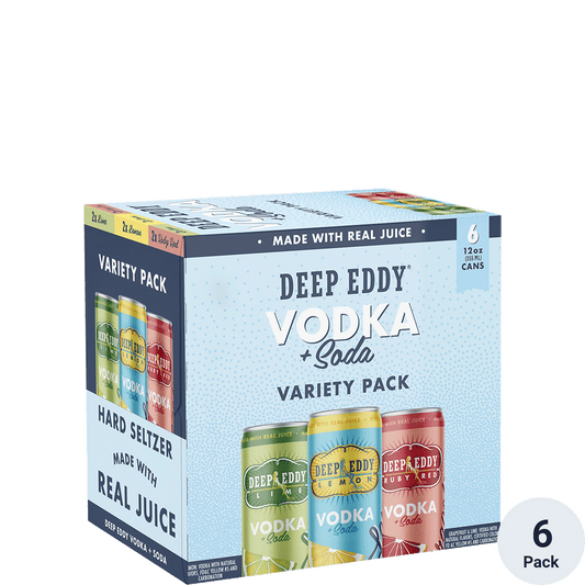 Deep Eddy Vodka + Soda Variety Pack