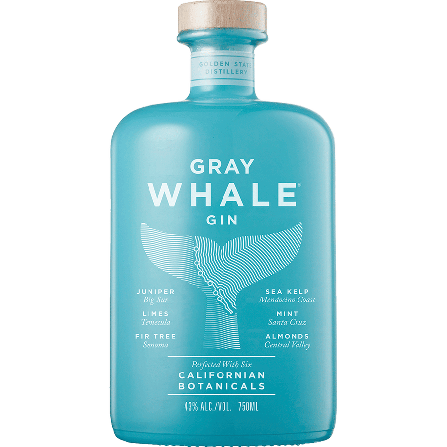 Gray Whale Gin 750ML Front Bottle Label