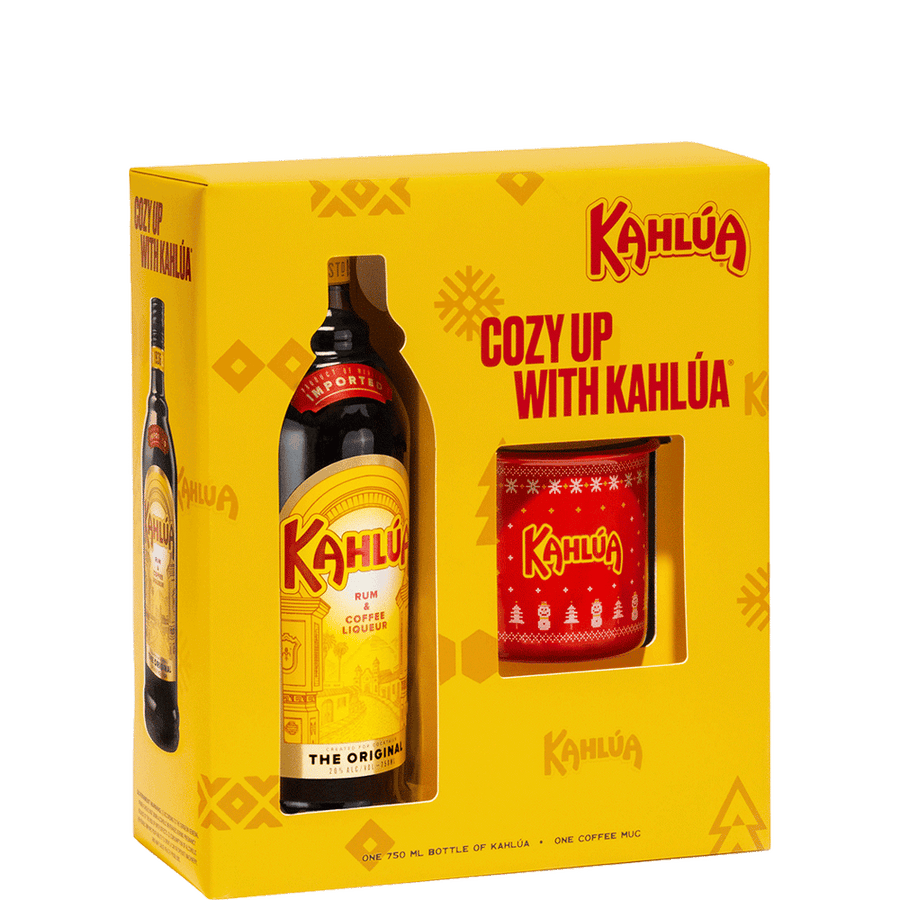 Kahlua Coffee Liqueur Gift Pack 750ML Front Bottle Label