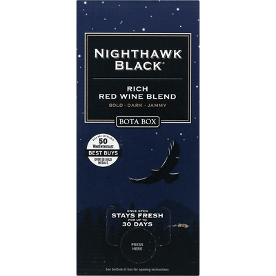 Bota Box Nighthawk Red Blend - Red Wine bottle available at Buffalo House Liquor & Wines