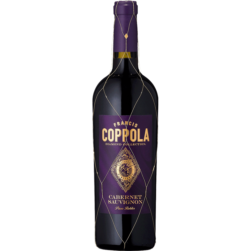 Coppola Diamond Paso Robles Cabernet Sauvignon 750ML Front Bottle Label