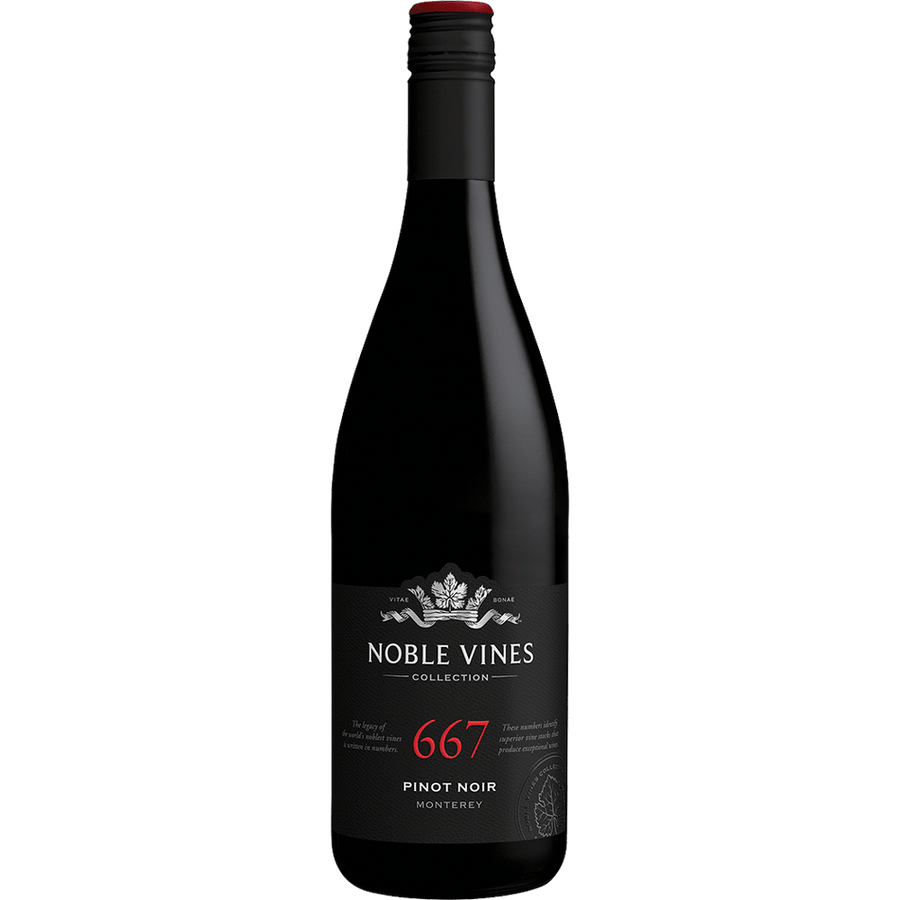 Noble Vines Pinot Noir 667 Monterey 750ML Front Bottle Label