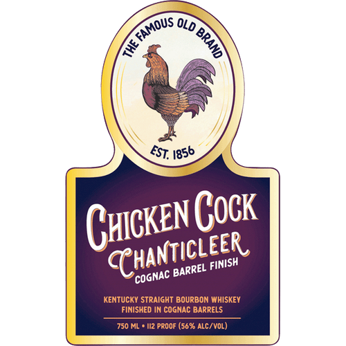 Chicken Cock Chanticleer Bourbon 750ML Front Bottle Label