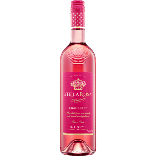 Stella Rosa Cranberry 750ML Front Bottle Label