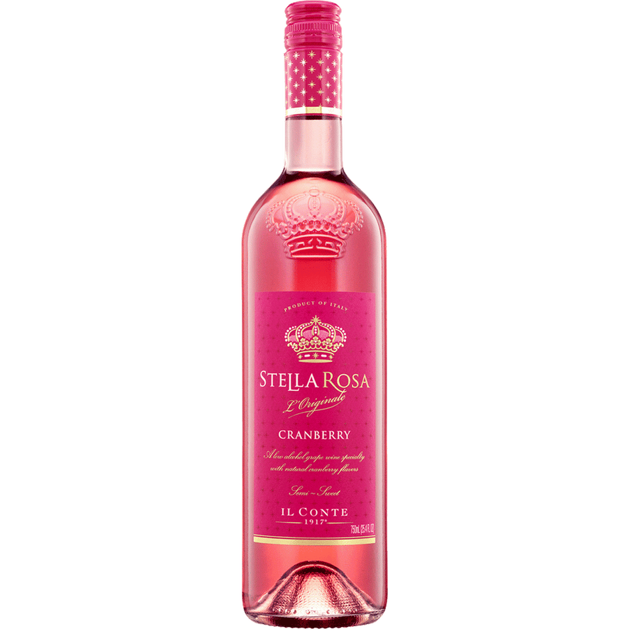 Stella Rosa Cranberry 750ML Front Bottle Label