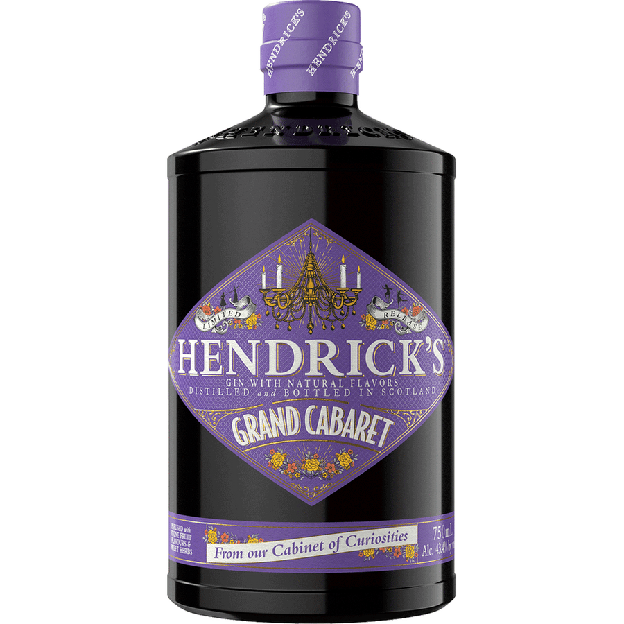 Hendrick's Grand Cabaret Gin 750ML Front Bottle Label