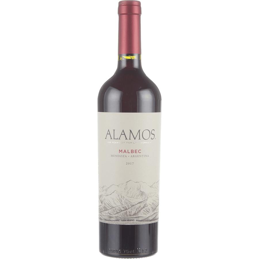Alamos Malbec 750ML Front Bottle Label