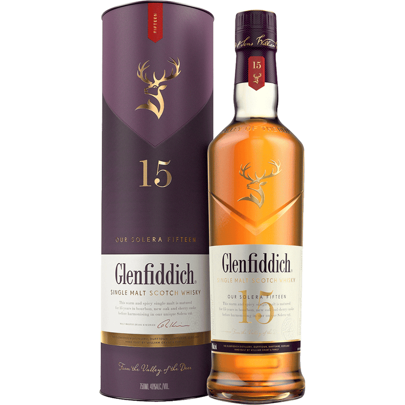 Glenfiddich 15Yrs Solera Single Malt - Scotch bottle available at Buffalo House Liquor & Wines