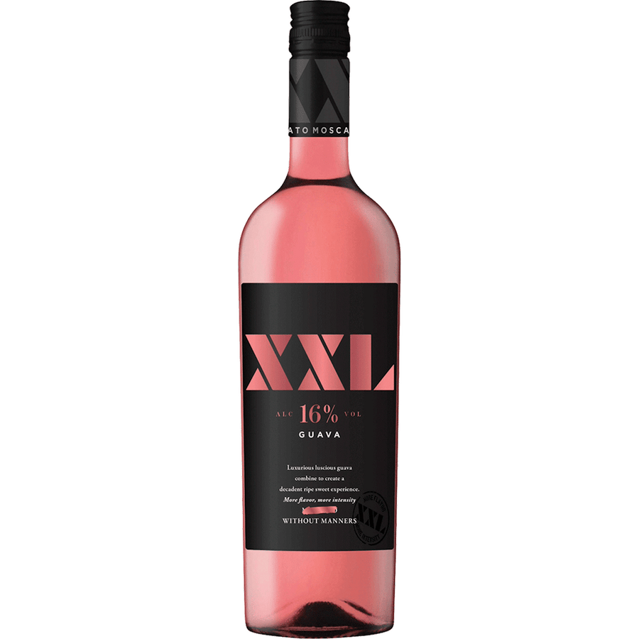 XXL Moscato Guava 750ML Front Bottle Label
