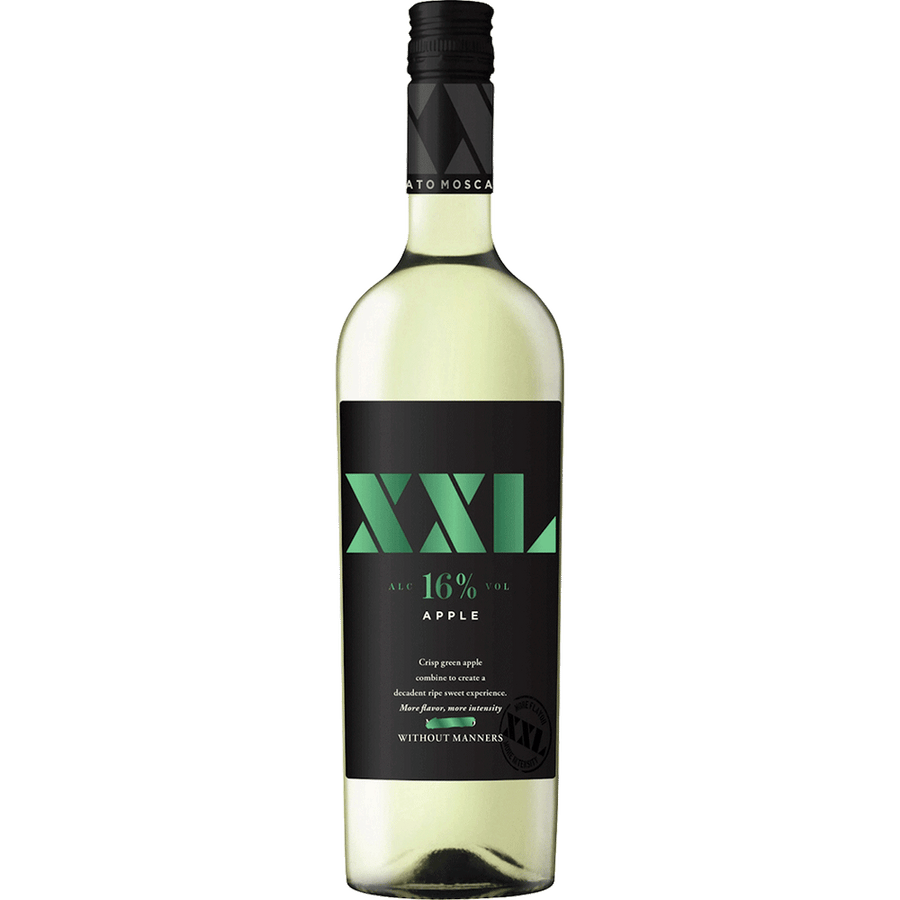 XXL Moscato Apple 750ML Front Bottle Label