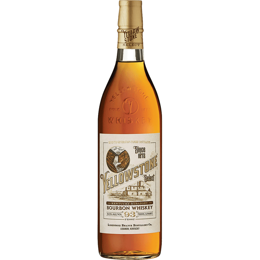 Yellowstone Select Kentucky Straight Bourbon 750ML Front Bottle Label