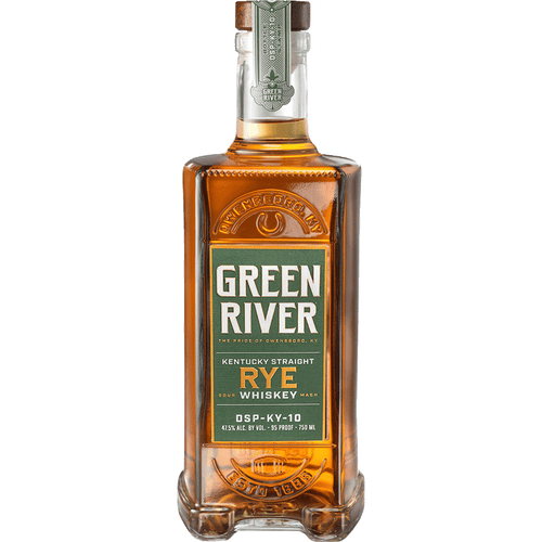 Green River Kentucky Straight Rye Whiskey 750ML Front Bottle Label