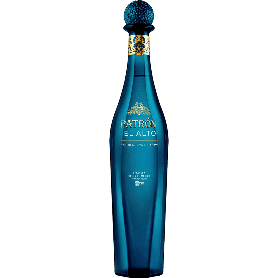 Patron Reposado El Alto Tequila 750ML Front Bottle Label