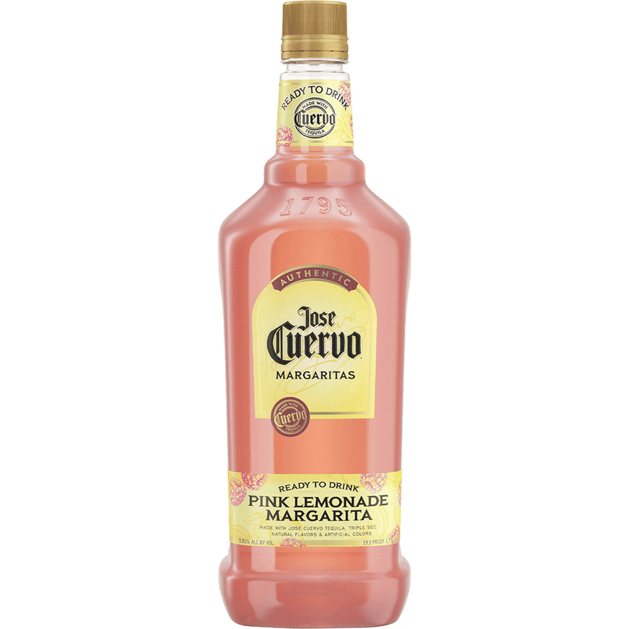 Jose Cuervo Pink Lemonade Margarita 200ML Front Bottle Label
