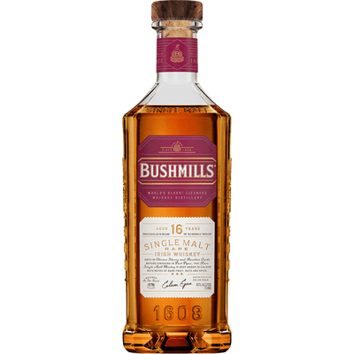 Bushmills 16 Years Old Rare Triple Distilled Single Malt - Irish Whiskey bottle available at Buffalo House Liquor & Wines