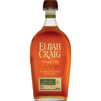 Elijah Craig Oak Barrel Straight Rye - Bourbon bottle available at Buffalo House Liquor & Wines