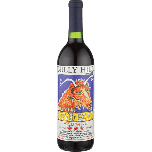 Bully Hill Vineyards Love My Goat Red 750ML Front Bottle Label