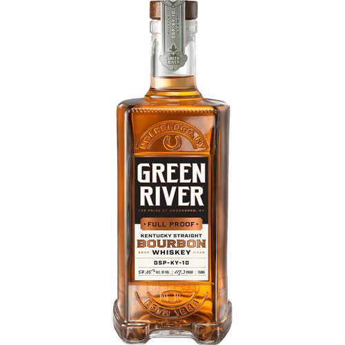 Green River Full Proof Kentucky Straight 750ML Front Bottle Label