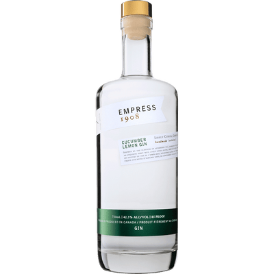 Image of Empress 1908 gin cucumber lemon