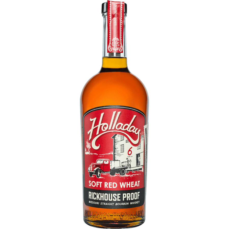 Ben Holladay Soft Red Wheat Rickhouse Proof 750ML Front Bottle Label