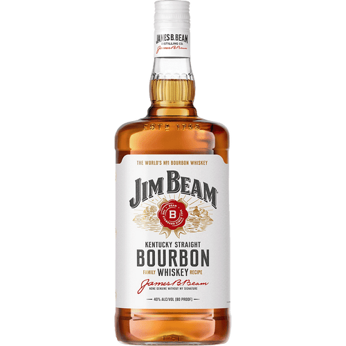 Jim Beam Bourbon Whiskey 50ML Front Bottle Label